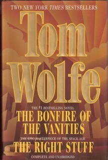 The Bonfire of The Vanities & The Right Stuff The Happy Book Stack