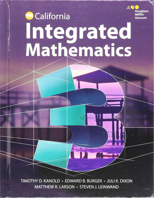 Student Edition (HMH Integrated Math 3) - 901