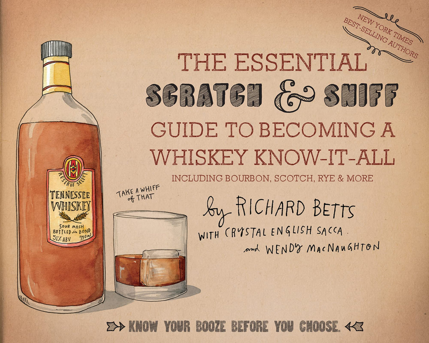 The Essential Scratch & Sniff Guide To Becoming A Whiskey Know-It-All: Know Your Booze Before You Choose The Happy Book Stack