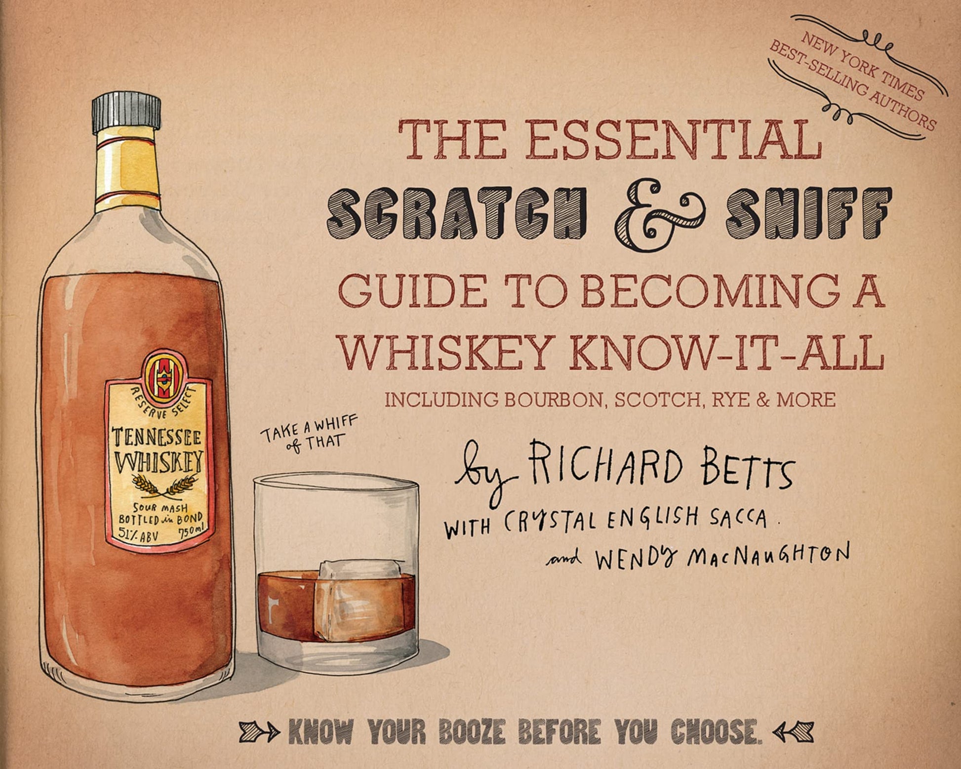 The Essential Scratch & Sniff Guide To Becoming A Whiskey Know-It-All: Know Your Booze Before You Choose The Happy Book Stack