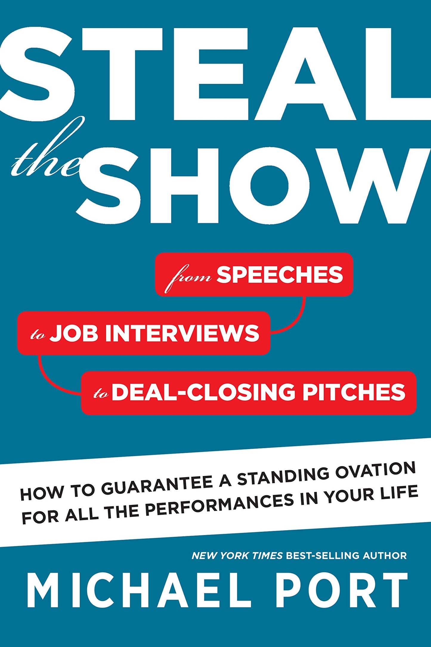 Steal the Show: From Speeches to Job Interviews to Deal-Closing Pitches, How to Guarantee a Standing Ovation for All the Performances in Your Life - 8688