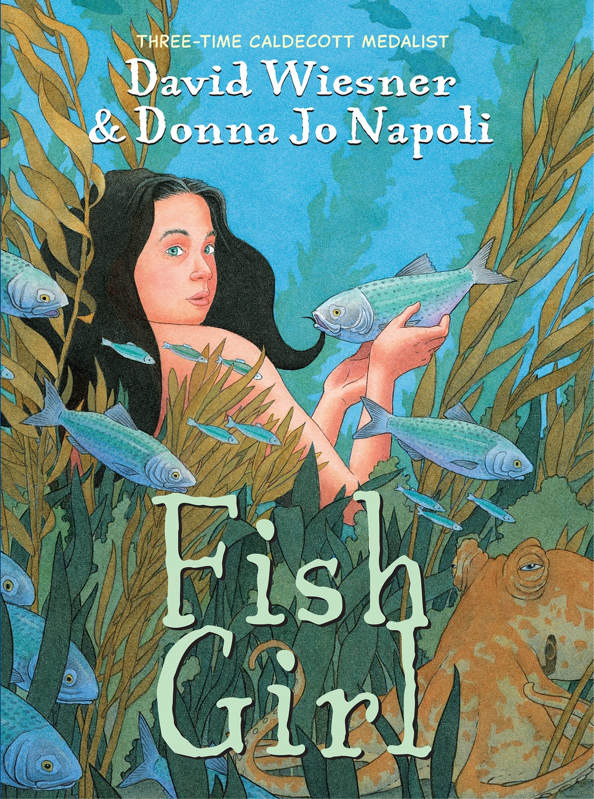Fish Girl: A Graphic Novel – From Caldecott Winner David Wiesner, a Mermaid Story About Friendship and Freedom for Children (Ages 10-12) The Happy Book Stack