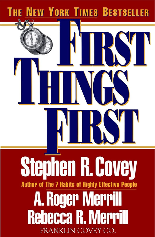 First Things First The Happy Book Stack