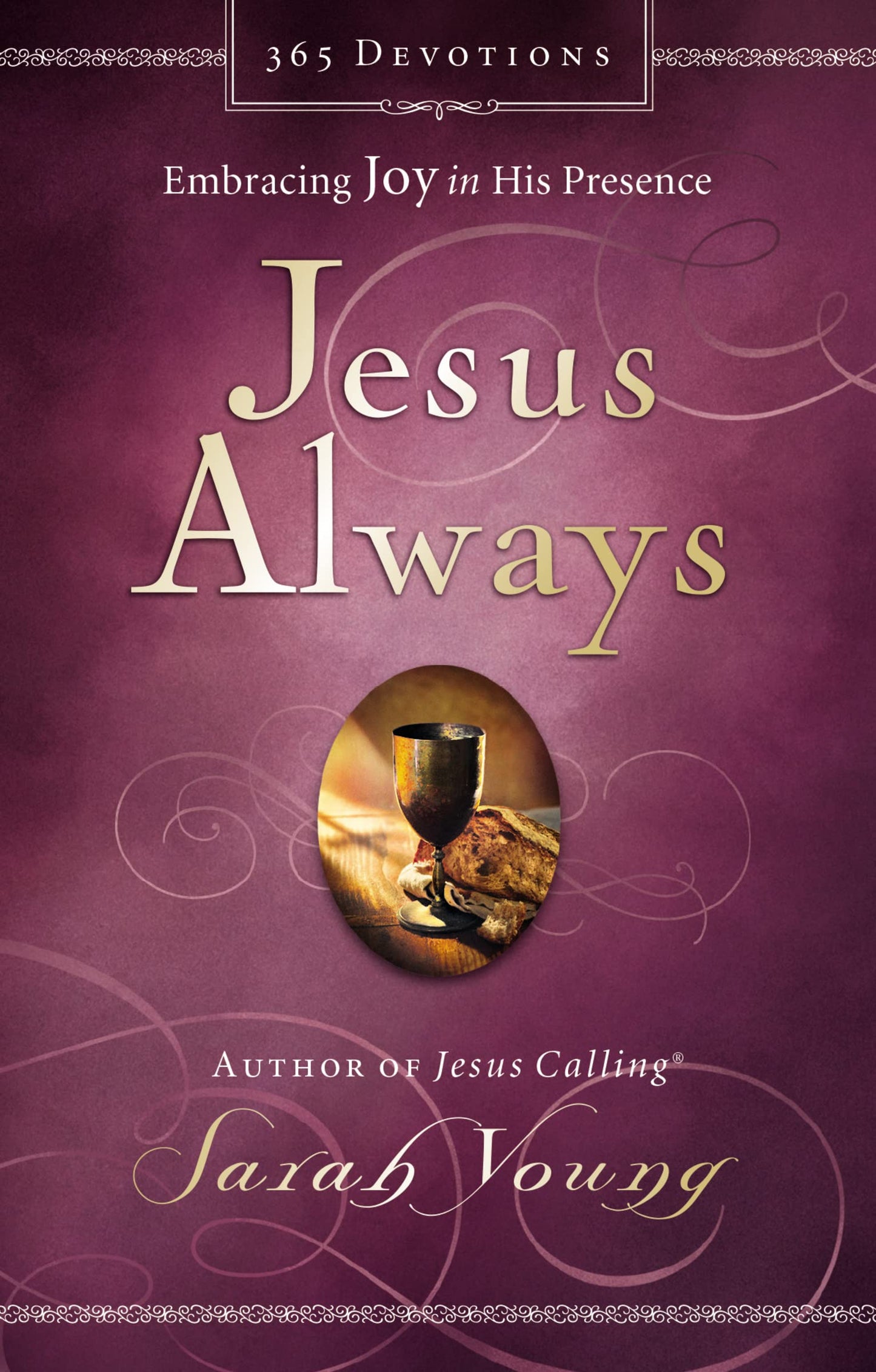 Jesus Always, Padded Hardcover, with Scripture References: Embracing Joy in His Presence (A 365-Day Devotional) – The Perfect Christian New Year's Resolution Gift The Happy Book Stack