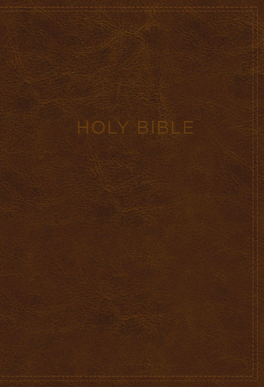 KJV Know the Word Study Bible: King James Version, Brown Leathersoft: Gain a Greater Understanding of the Bible - 4141