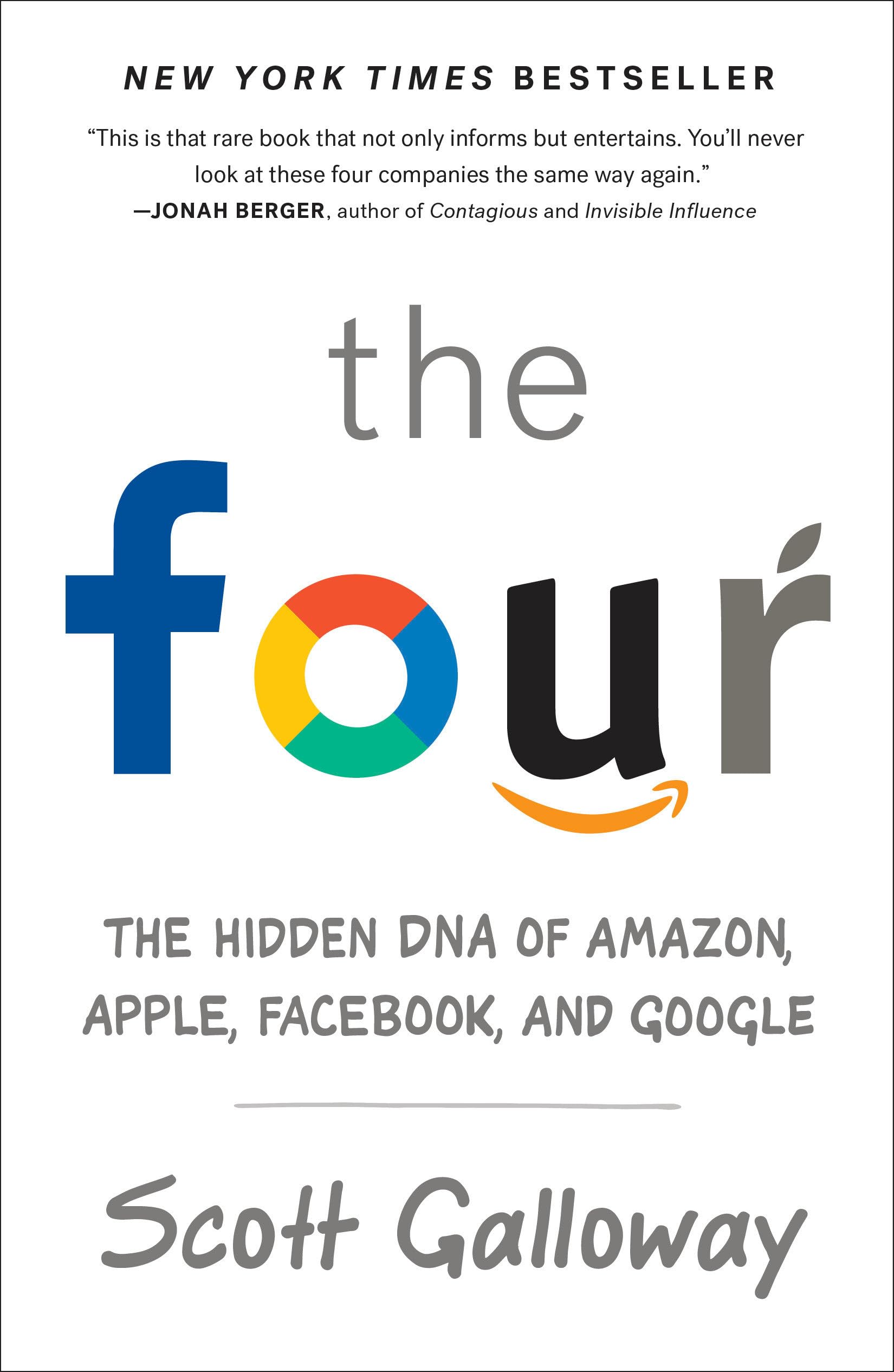 The Four: The Hidden DNA of Amazon, Apple, Facebook, and Google The Happy Book Stack