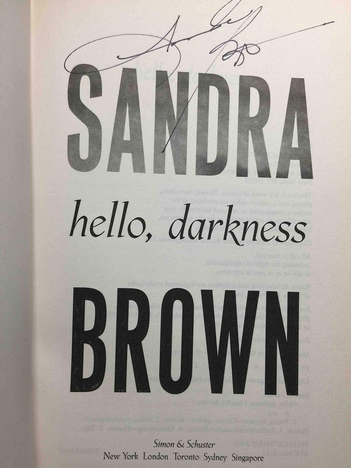 Hello, Darkness The Happy Book Stack