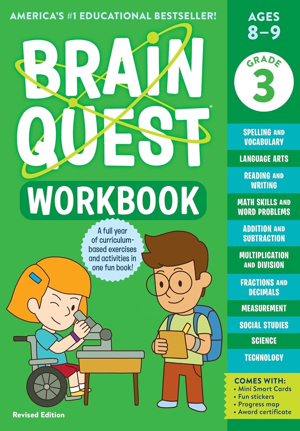 Brain Quest Workbook: Grade 3 The Happy Book Stack