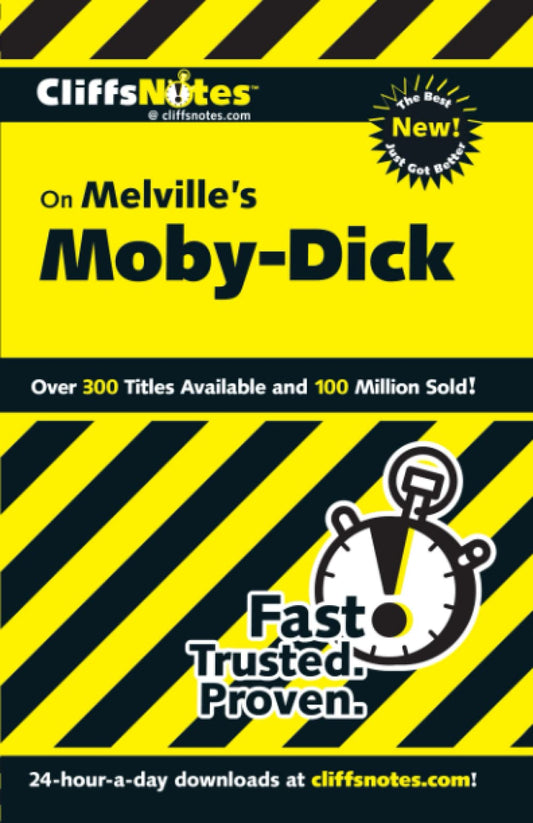 CliffsNotes on Melville's Moby-Dick (CliffsNotes on Literature) The Happy Book Stack