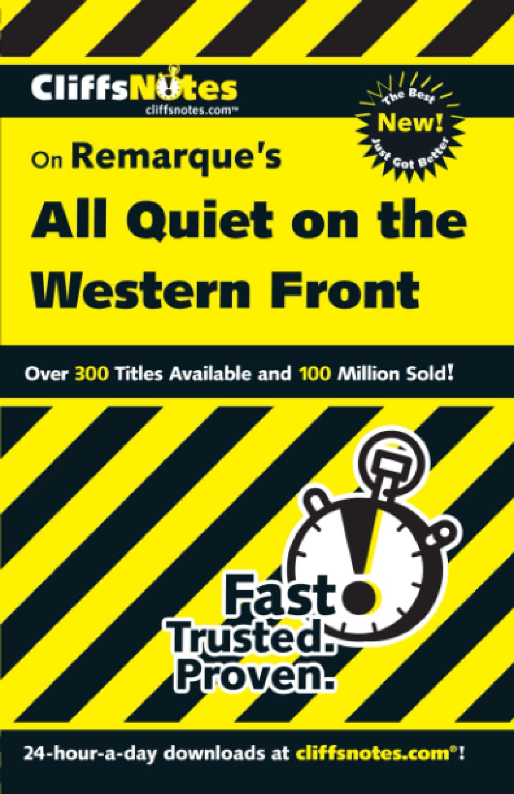 CliffsNotes On Remarque's All Quiet on the Western Front (CliffsNotes on Literature) - 7086
