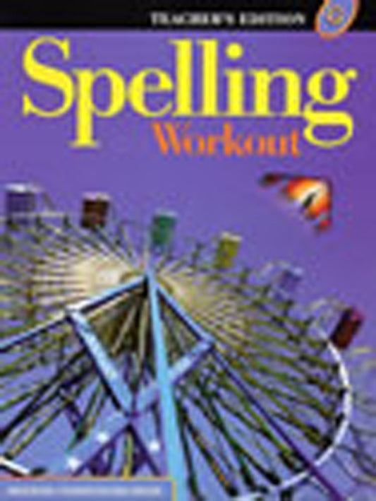 SPELLING WORKOUT LEVEL G TEACHERS EDITION The Happy Book Stack
