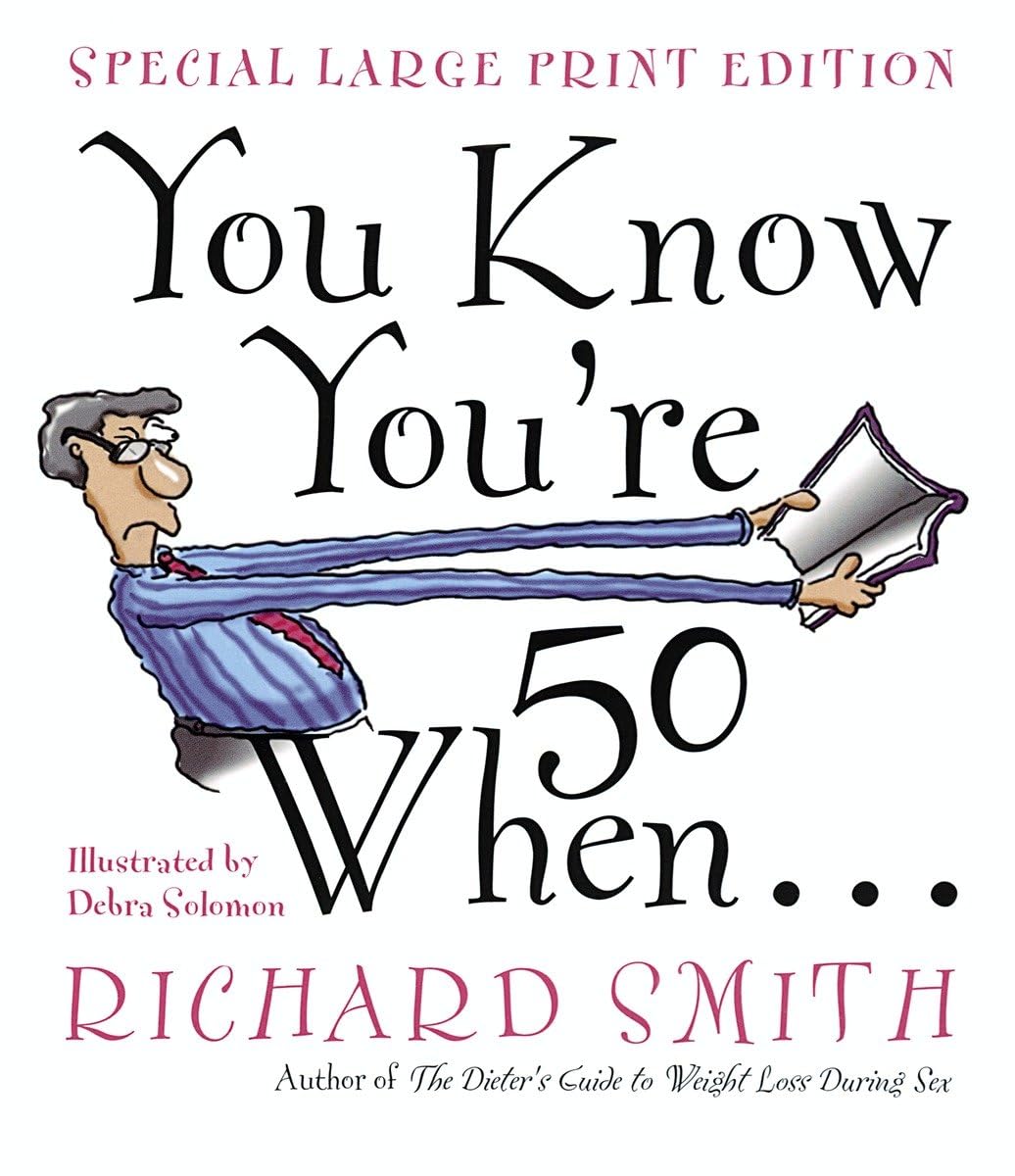 You Know You're Fifty When The Happy Book Stack