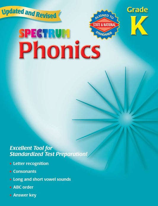 Phonics, Grade K (Spectrum) The Happy Book Stack