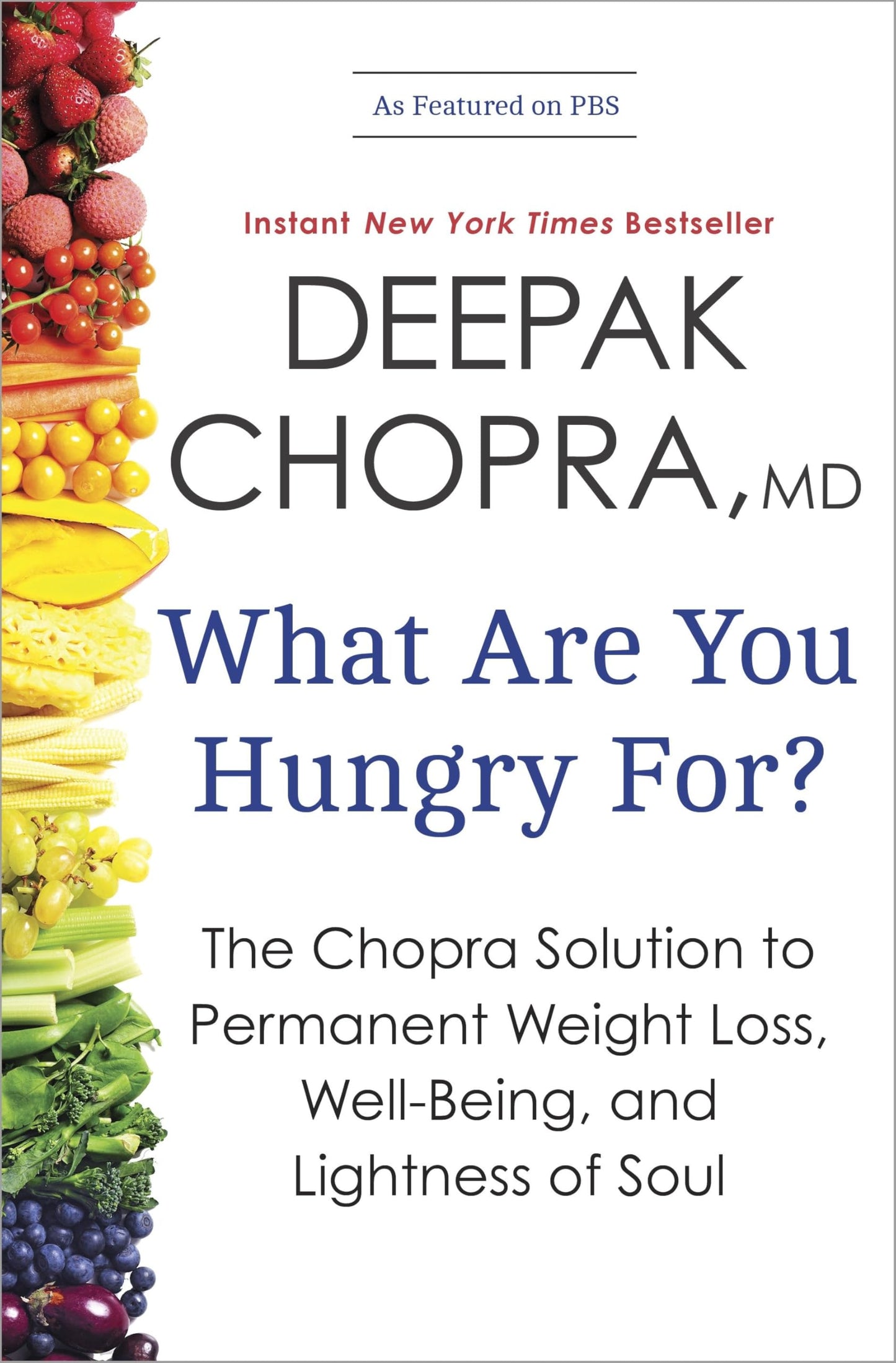 What Are You Hungry For?: The Chopra Solution to Permanent Weight Loss, Well-Being, and Lightness of Soul The Happy Book Stack