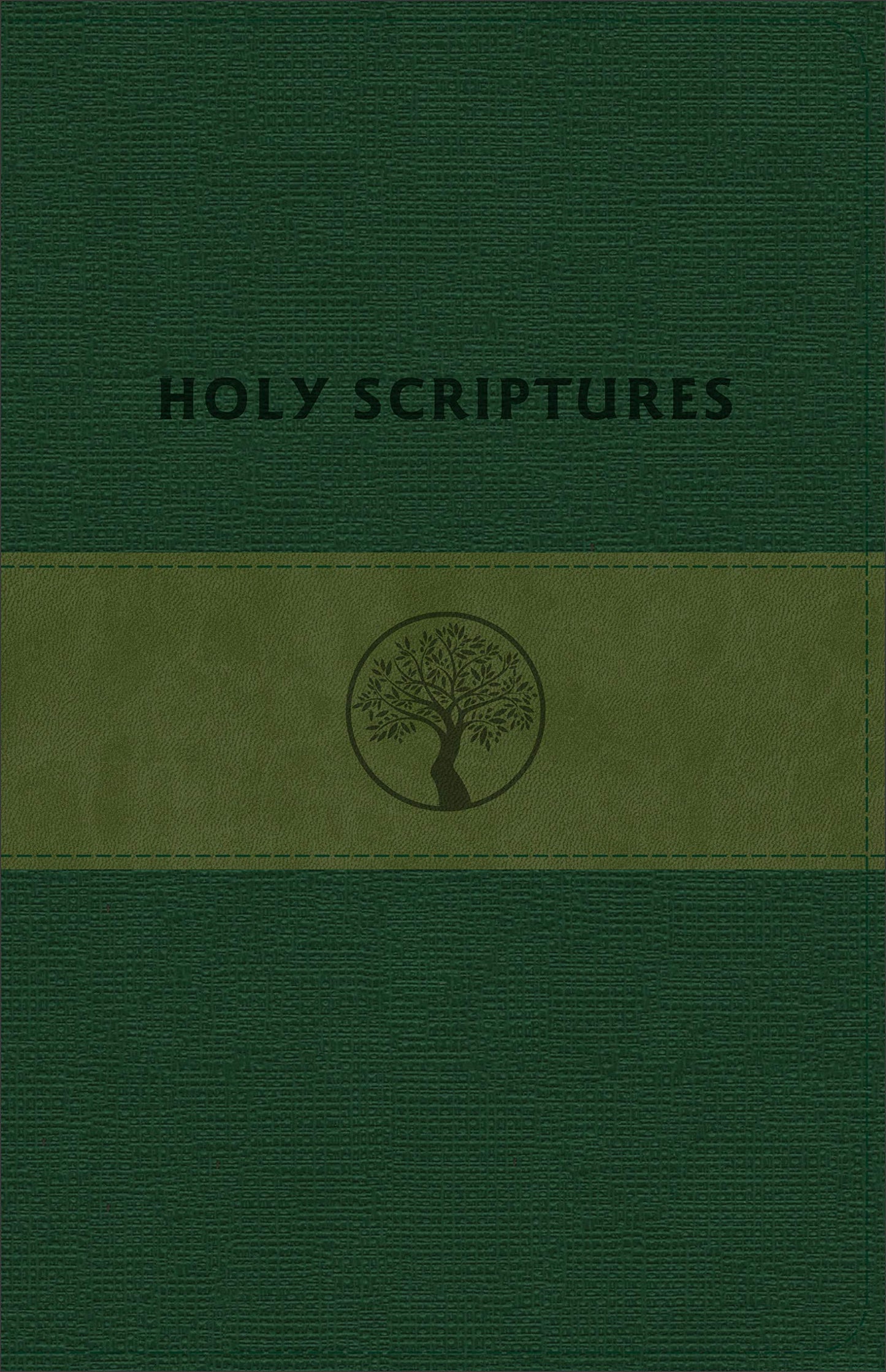 TLV Personal Size Giant Print Reference, Holy Scriptures, Grove/Olive LeatherTouch - 7175