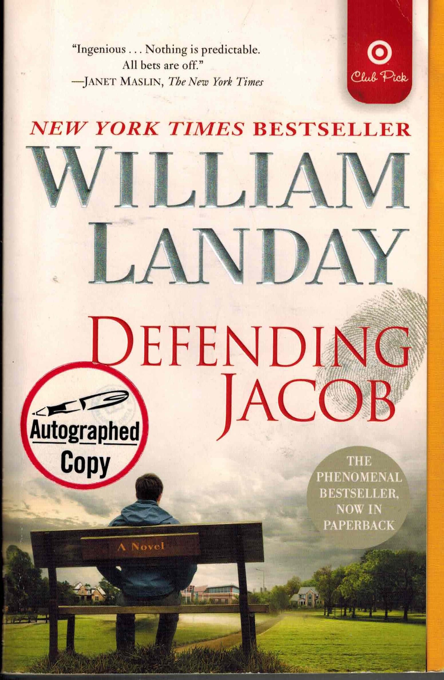 Defending Jacob The Happy Book Stack