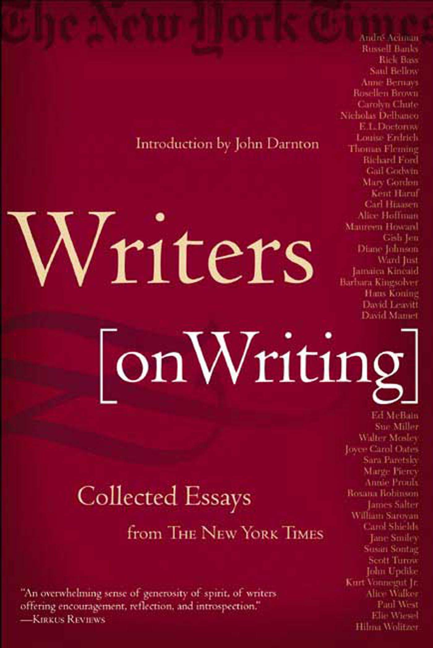 Writers on Writing: Collected Essays from The New York Times The Happy Book Stack