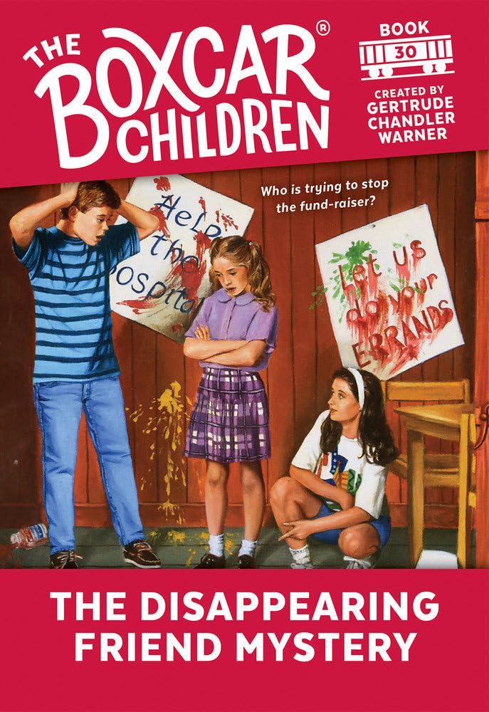 The Disappearing Friend Mystery (The Boxcar Children Mysteries) The Happy Book Stack
