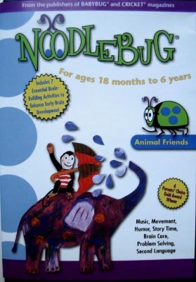 Noodlebug for Toddlers Animal Friends DVD The Happy Book Stack