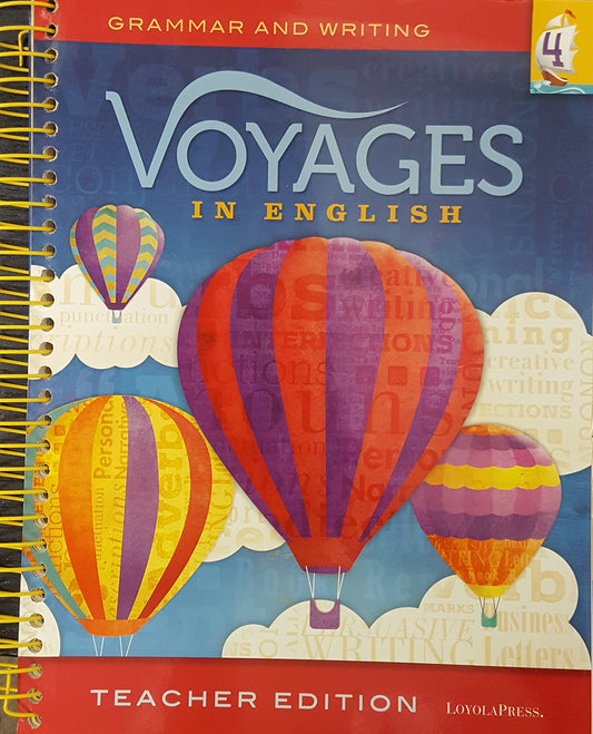 Voyages in English: Grammar and Writing, Teacher Edition, Grade Level 4, 9780829443004, 0829443002, 2018 The Happy Book Stack