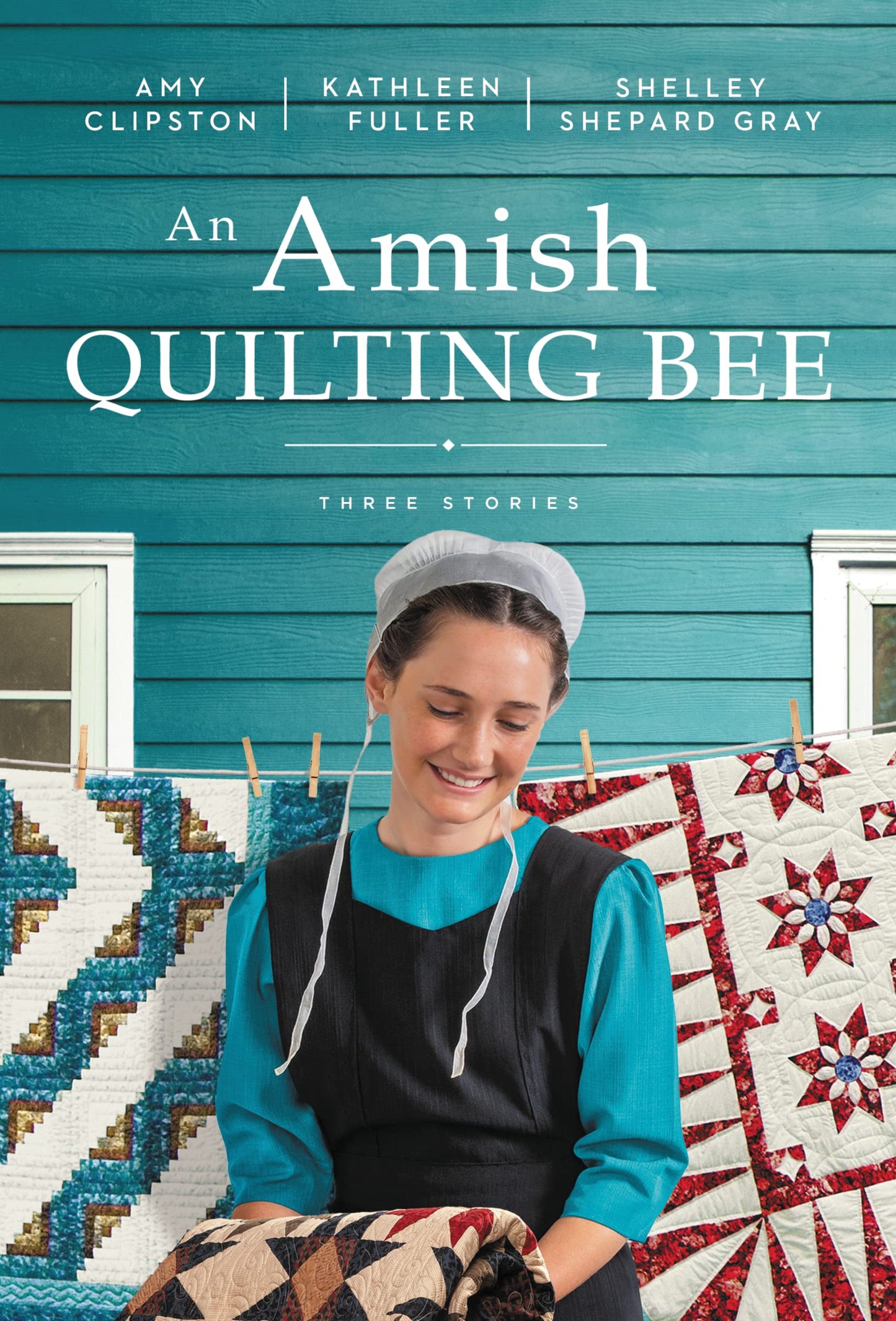 An Amish Quilting Bee: Three Stories The Happy Book Stack
