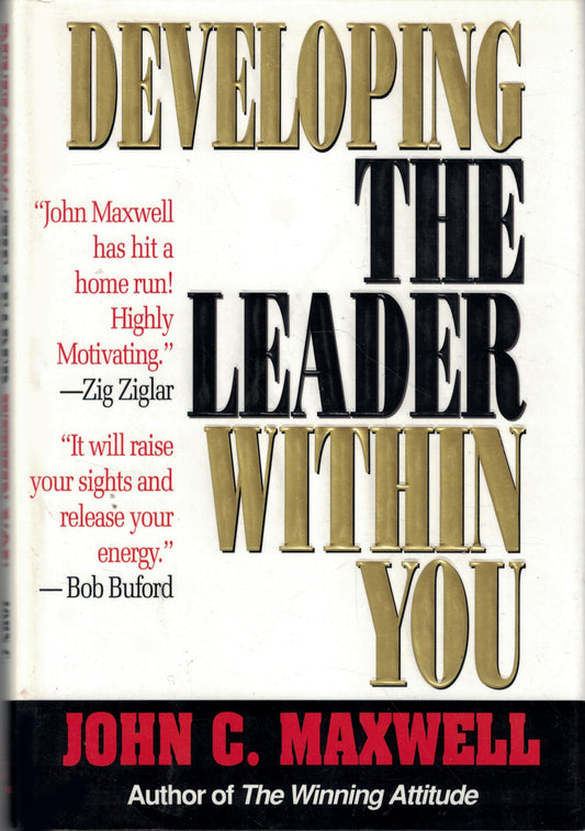 Developing the Leader Within You The Happy Book Stack