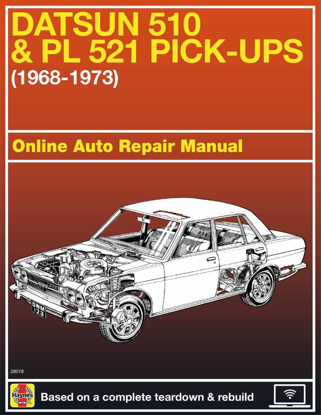 Haynes Datsun 510 and PL521 Pick-up Manual, No. 123: '68-'73 (Haynes Manuals) The Happy Book Stack