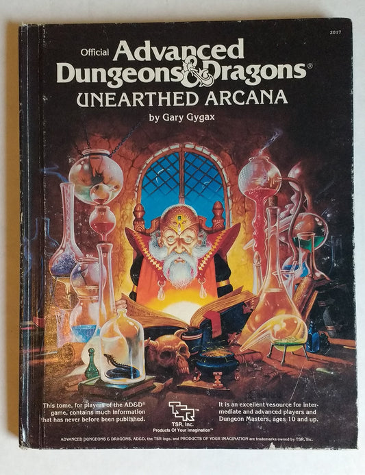 Official Advanced Dungeons and Dragons, Unearthed Arcana - 4226