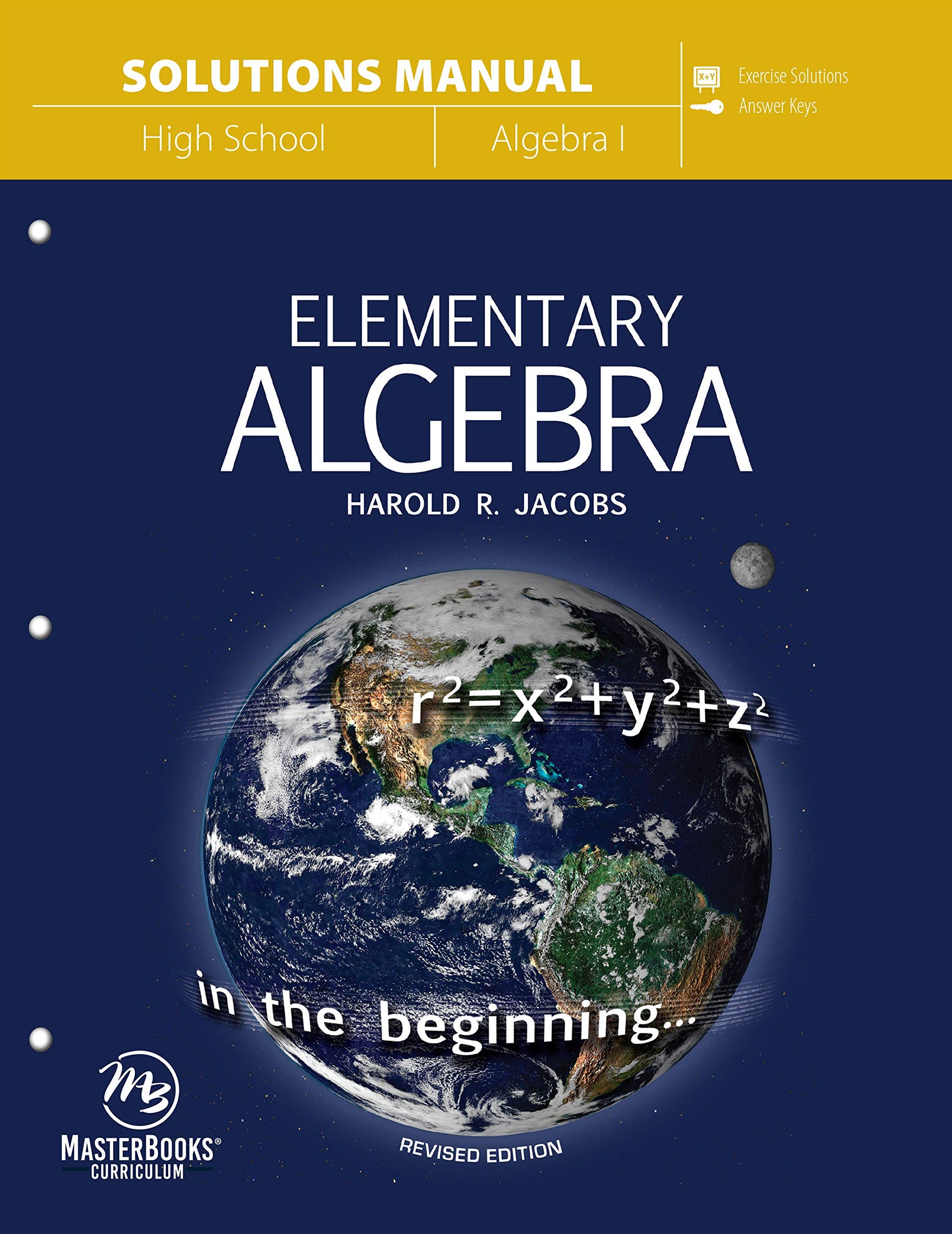 Elementary Algebra (Solutions Manual) The Happy Book Stack