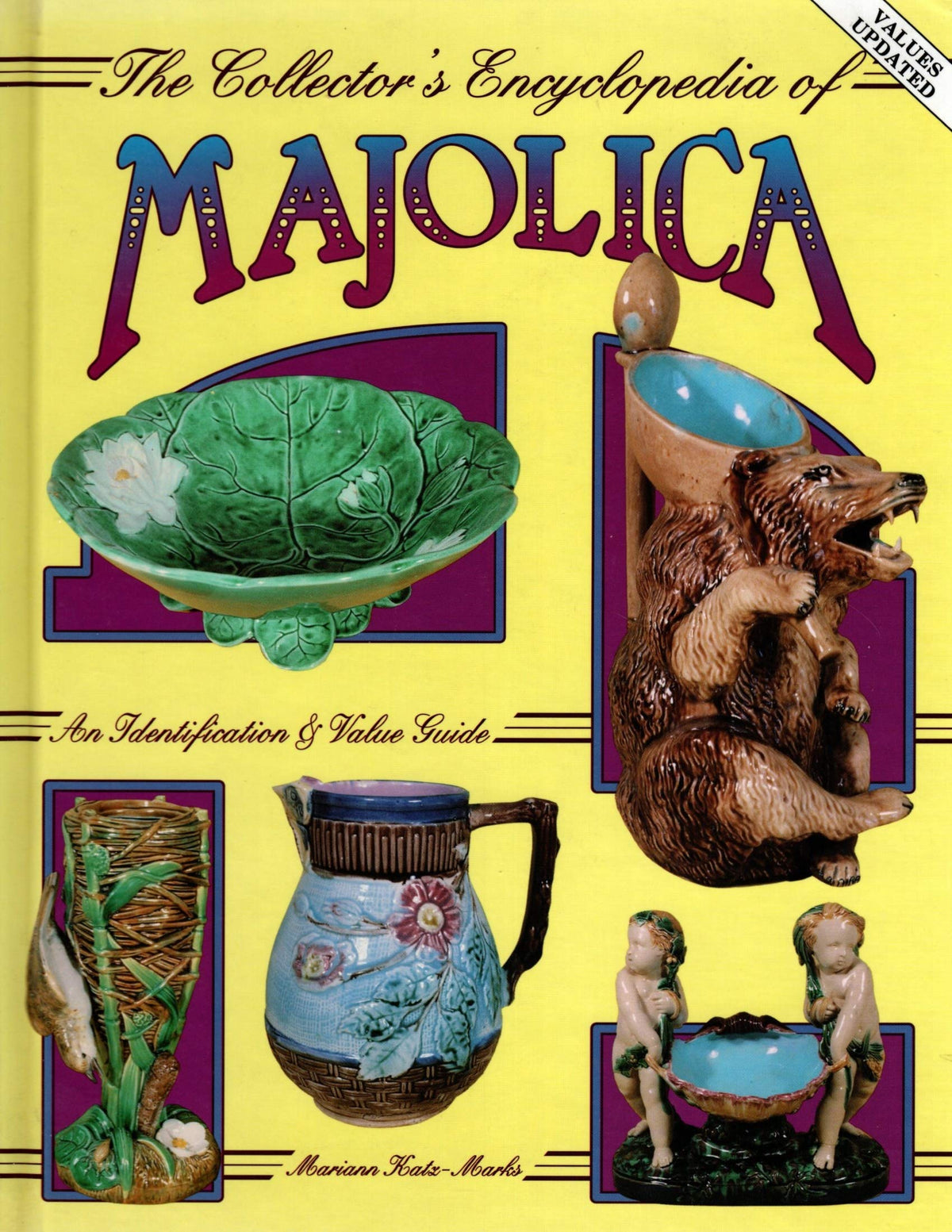 Collectors Encyclopedia of Majolica Pottery, An Identification & Value Guide The Happy Book Stack
