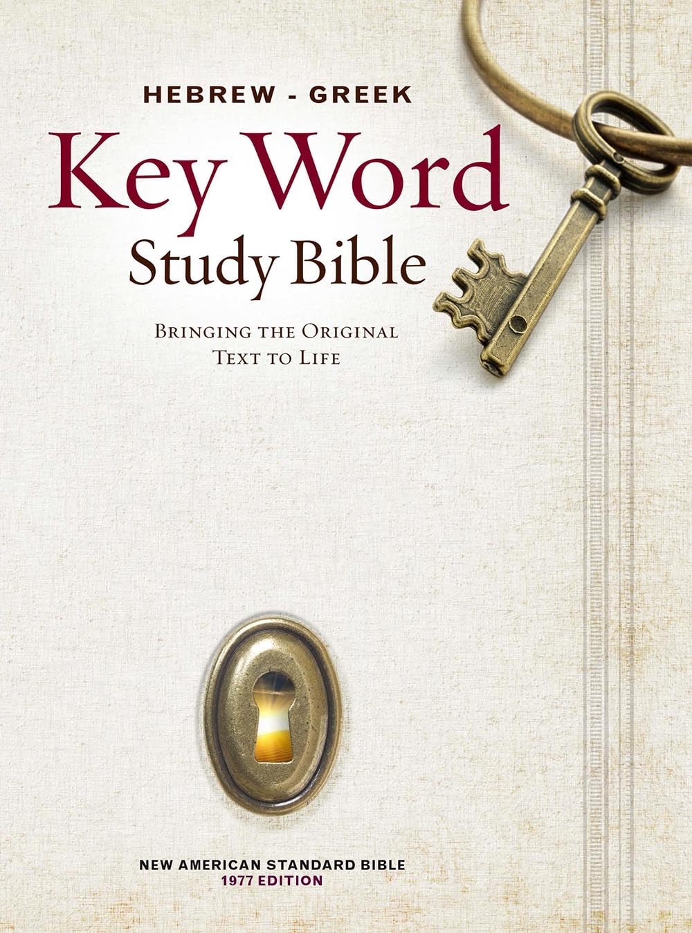 The Hebrew-Greek Key Word Study Bible: NASB-77 Edition, Hardbound (Key Word Study Bibles) - 1721