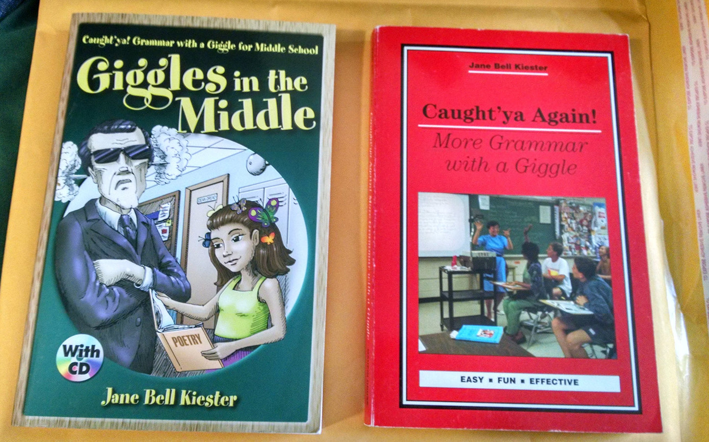 Caught'ya! Grammar with a Giggle for Middle School: Giggles in the Middle (Maupin House) The Happy Book Stack