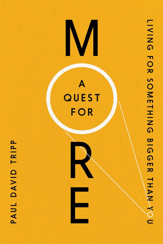 A Quest for More: Living for Something Bigger Than You The Happy Book Stack