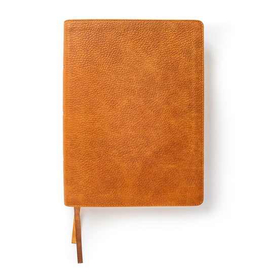 CSB Lifeway Women's Bible, Butterscotch Genuine Leather, Indexed, Black Letter, Single-Column, Wide-Margins, Devotions, Articles, Word Studies, Character Profiles, Easy-to-Read Bible Serif Type - 6355