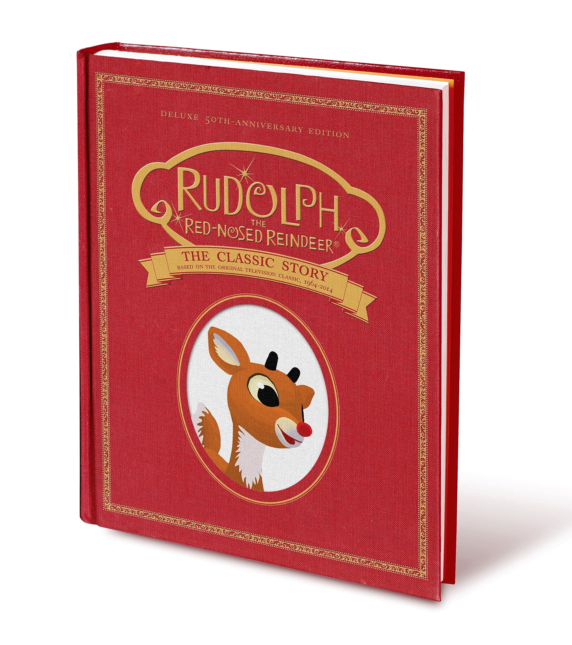 Rudolph the Red-Nosed Reindeer: The Classic Story: Deluxe 50th-Anniversary Edition The Happy Book Stack