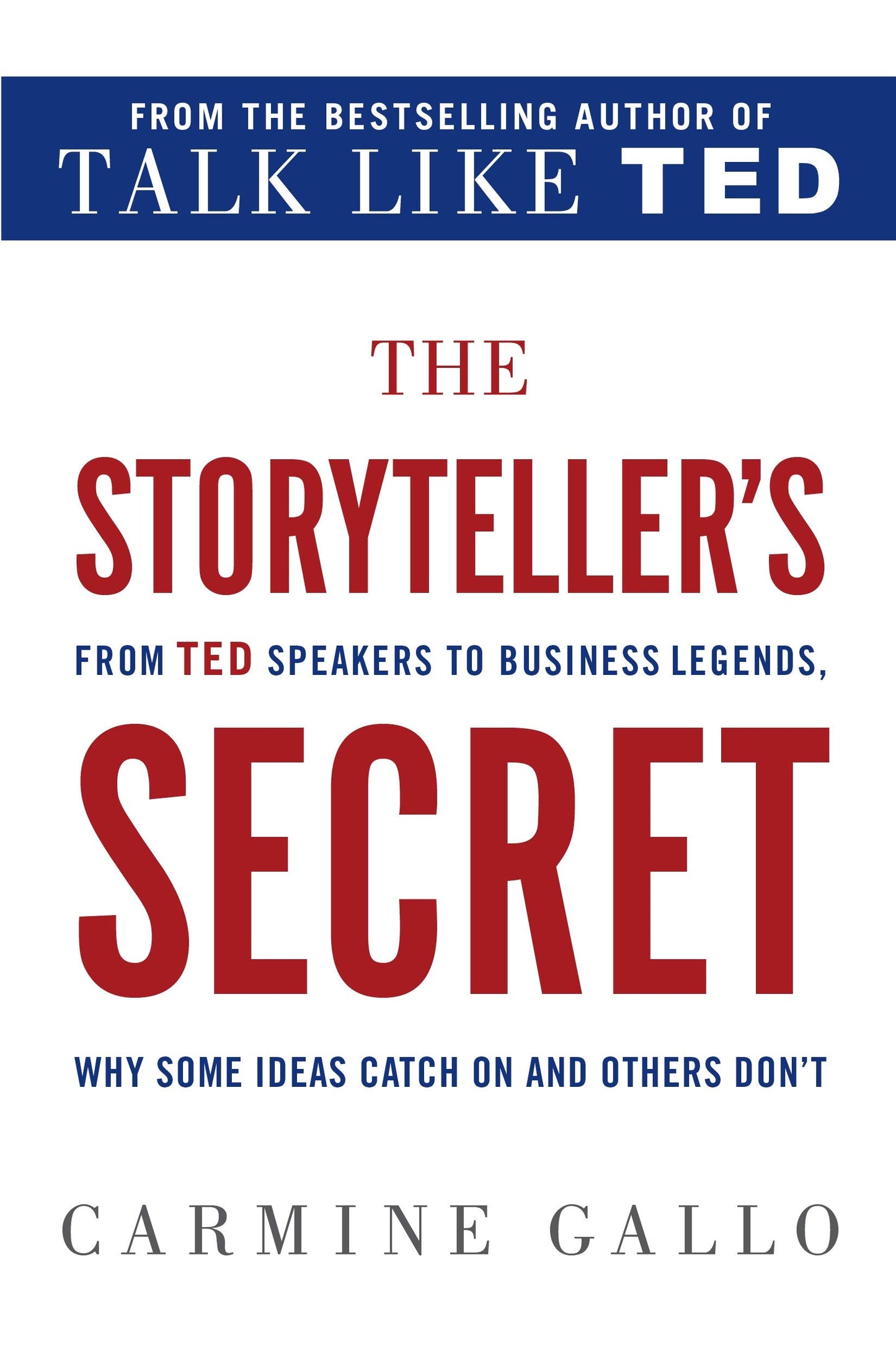 The Storyteller's Secret: From TED Speakers to Business Legends, Why Some Ideas Catch On and Others Don't The Happy Book Stack