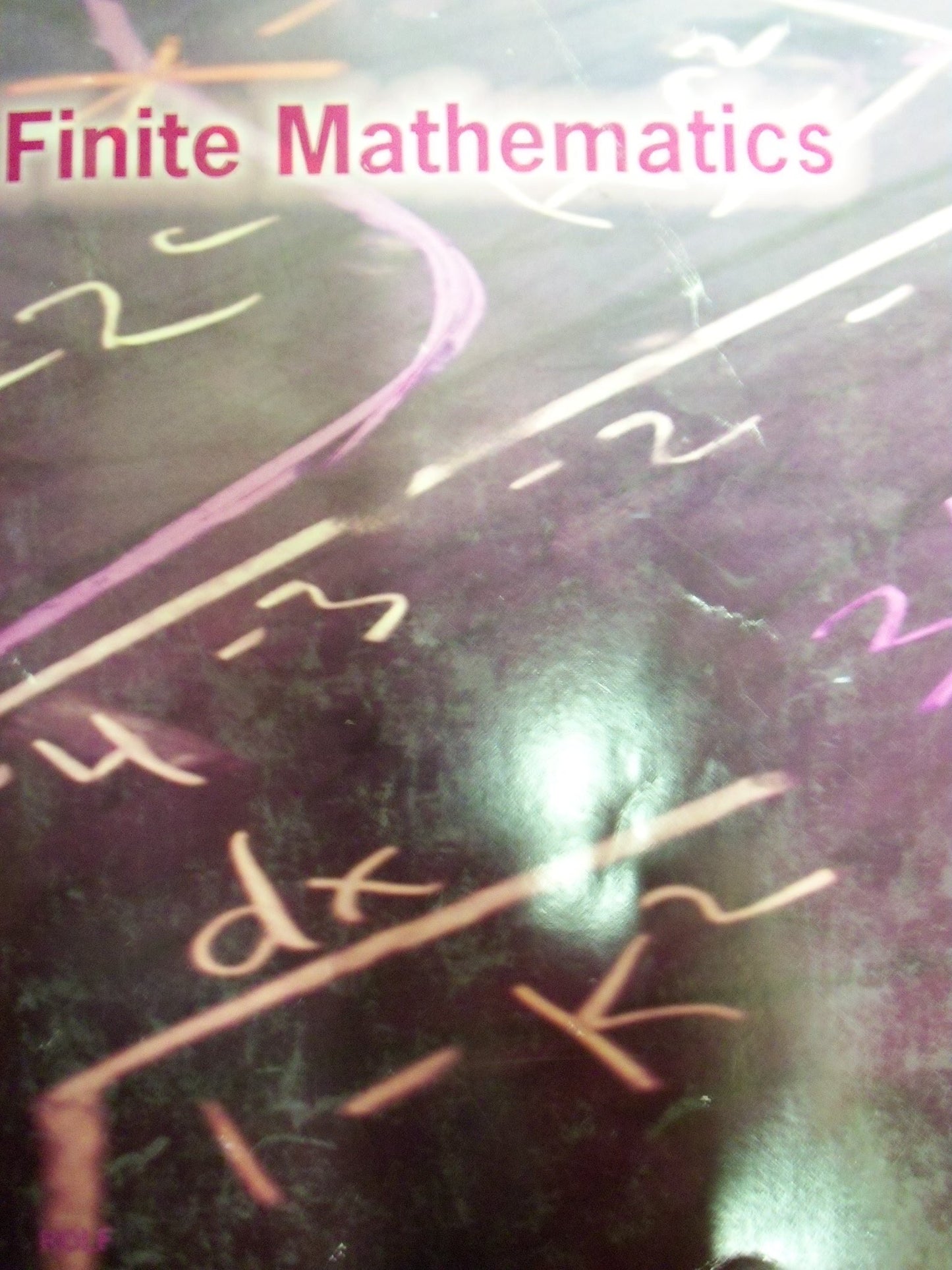 Finite Mathematics; 7E - 169
