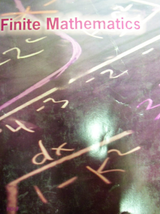 Finite Mathematics; 7E - 169