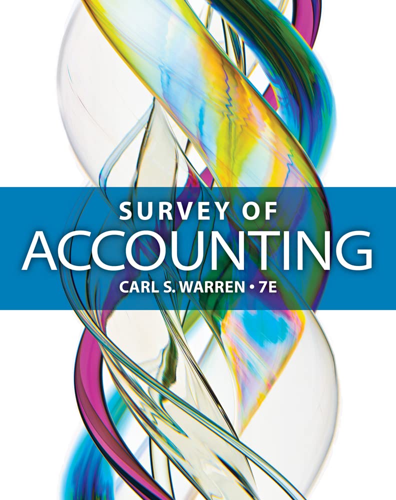 Survey of Accounting - 9807