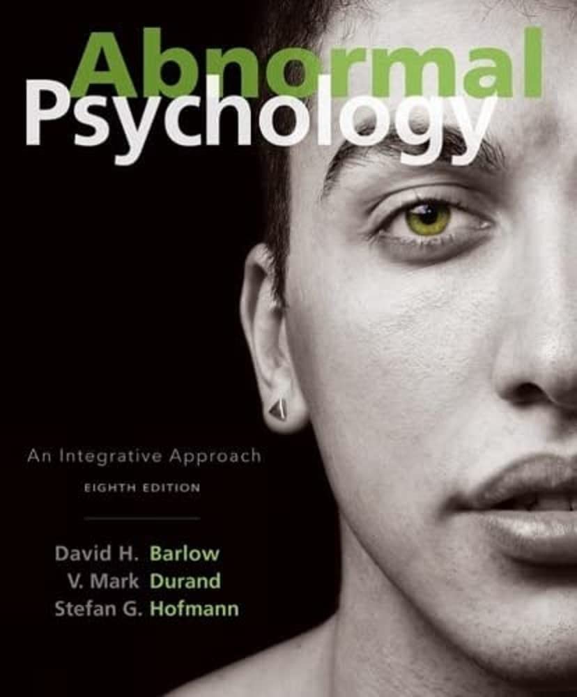 Abnormal Psychology: An Integrative Approach - 9193