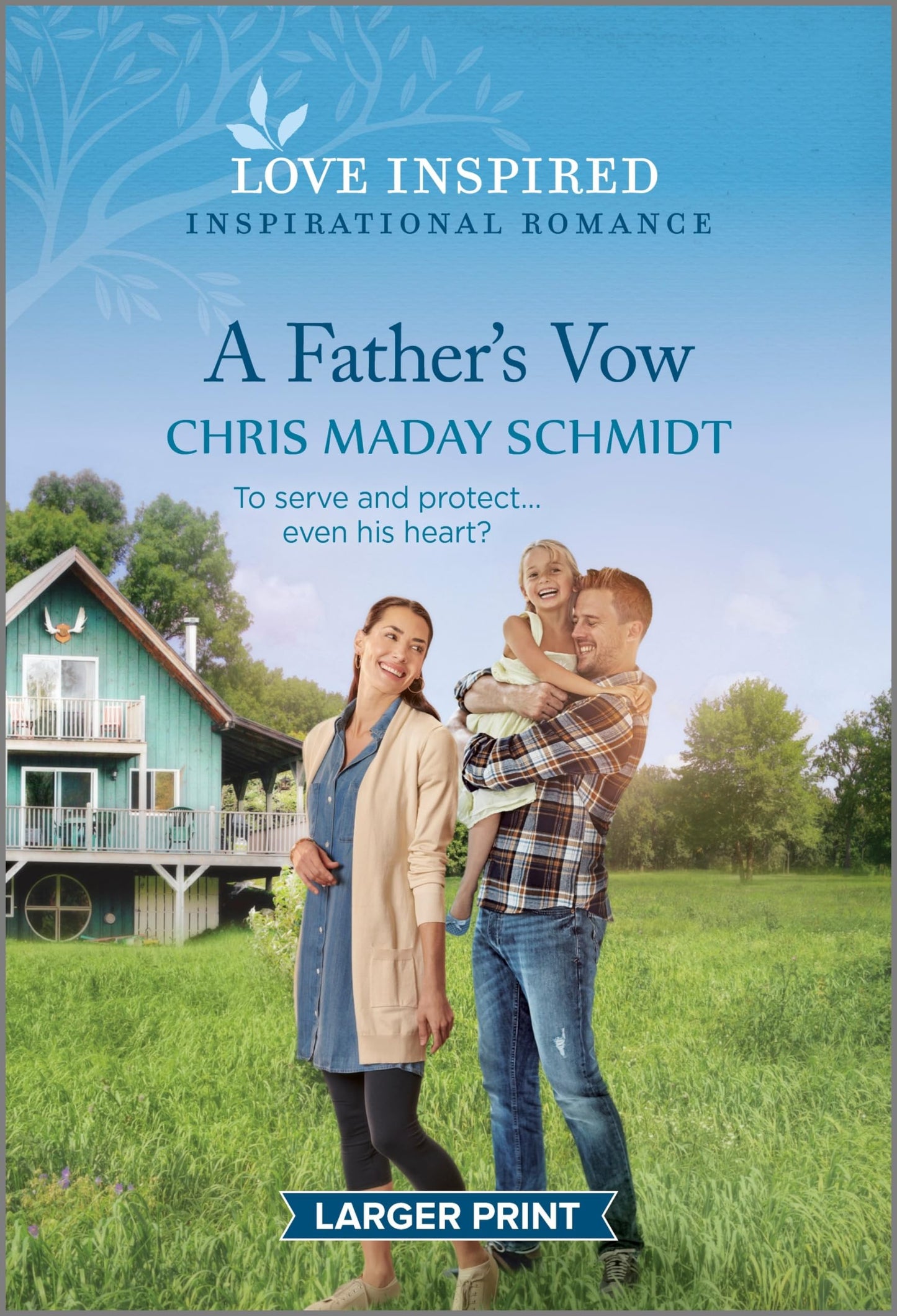 A Father's Vow: An Uplifting Inspirational Romance (Love Inspired, 1) The Happy Book Stack