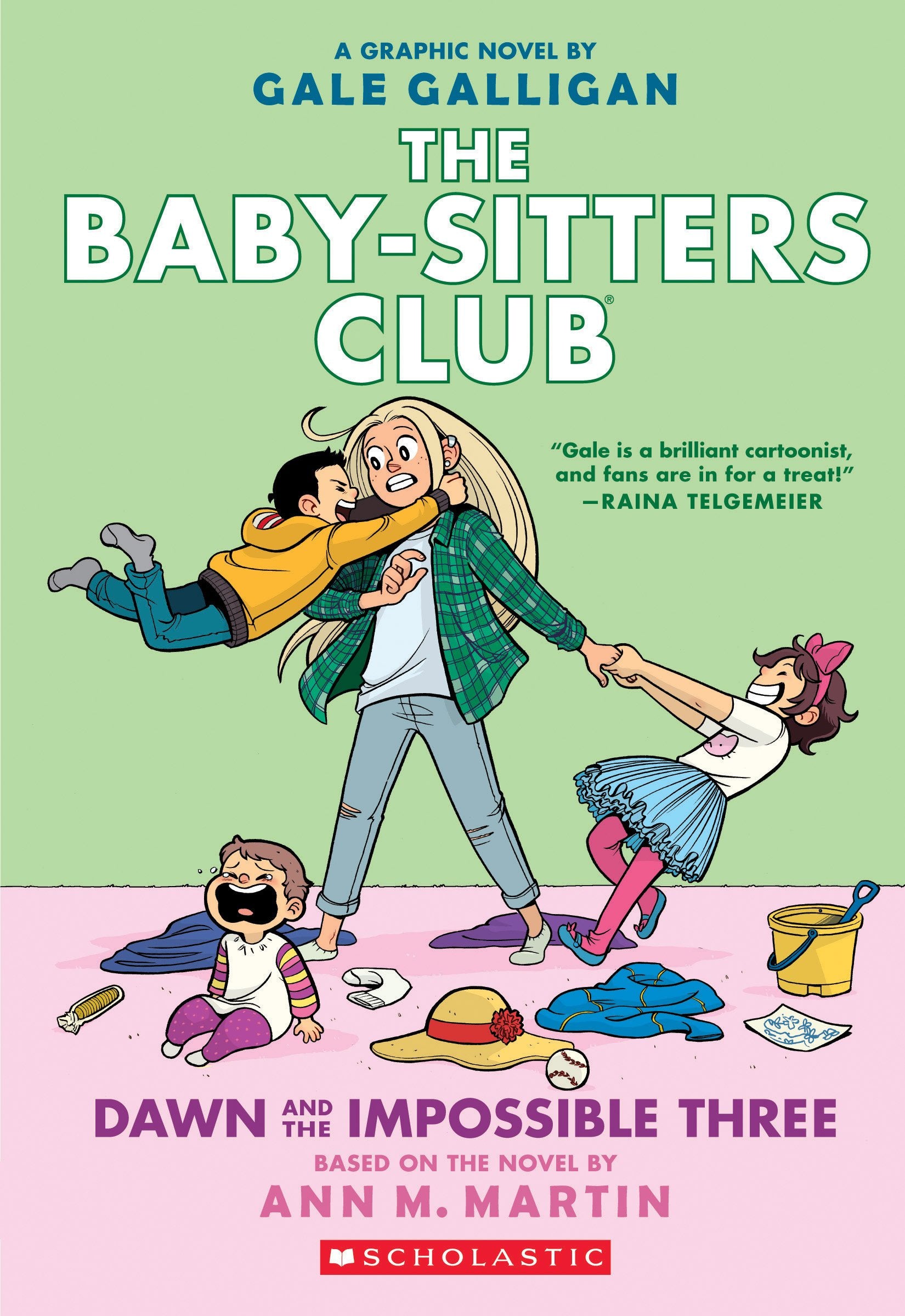 Dawn and the Impossible Three: A Graphic Novel (The Baby-Sitters Club #5): Full-Color Edition (The Baby-Sitters Club Graphix) The Happy Book Stack