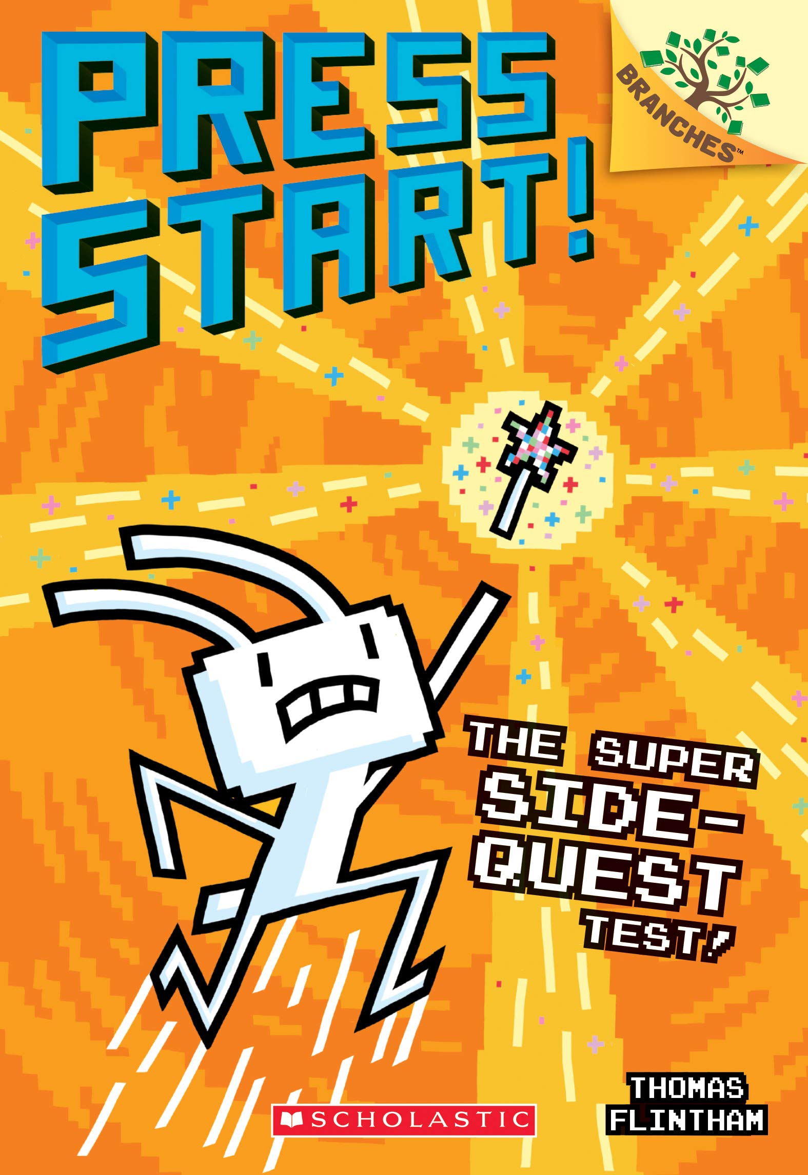 The Super Side-Quest Test!: A Branches Book (Press Start! #6) The Happy Book Stack