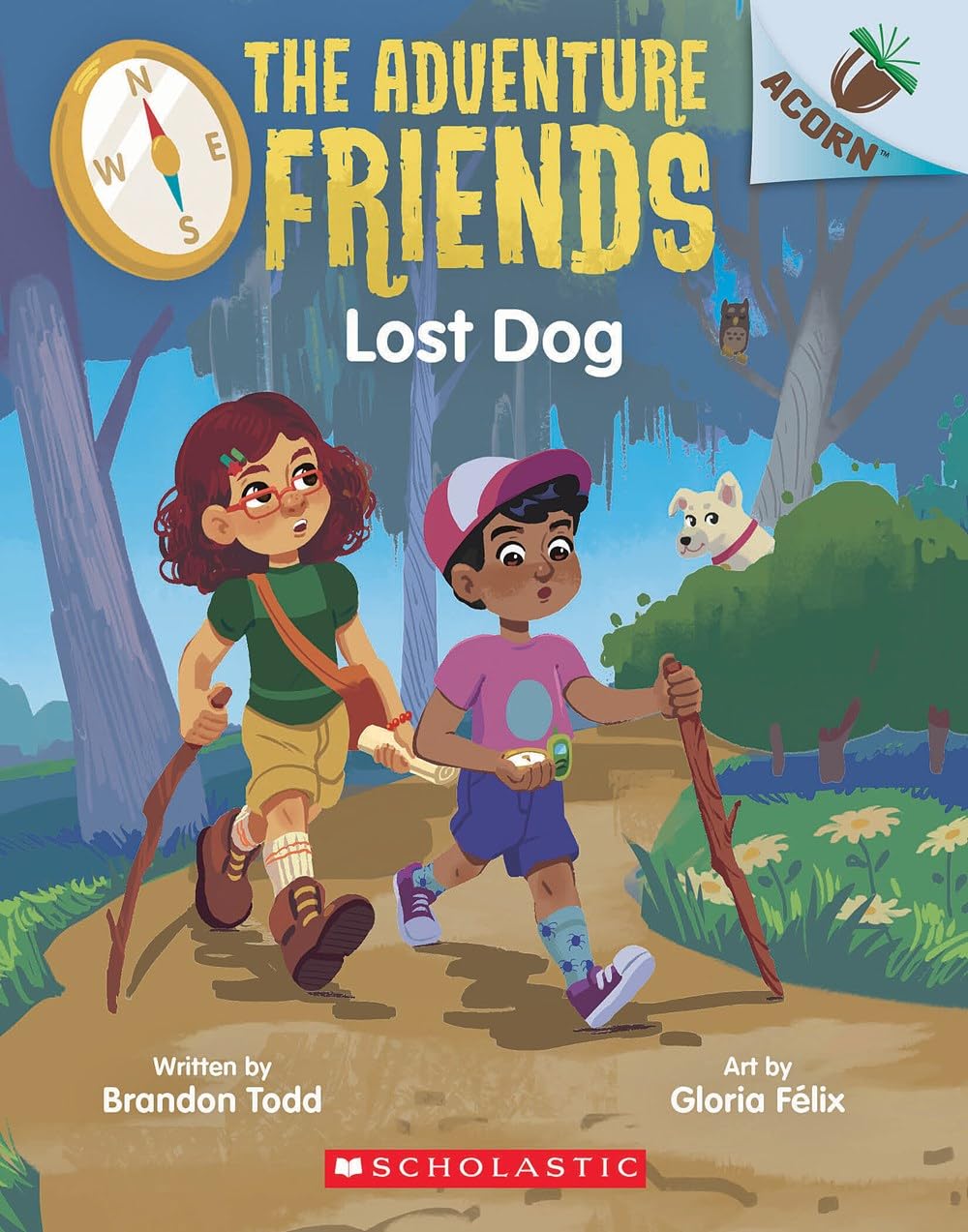 Lost Dog: An Acorn Book (The Adventure Friends #2) The Happy Book Stack