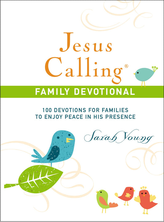 Jesus Calling Family Devotional, Hardcover, with Scripture References: 100 Devotions for Families to Enjoy Peace in His Presence (A 100-Day Devotional) – Perfect Christian Gift for Lent and Easter The Happy Book Stack