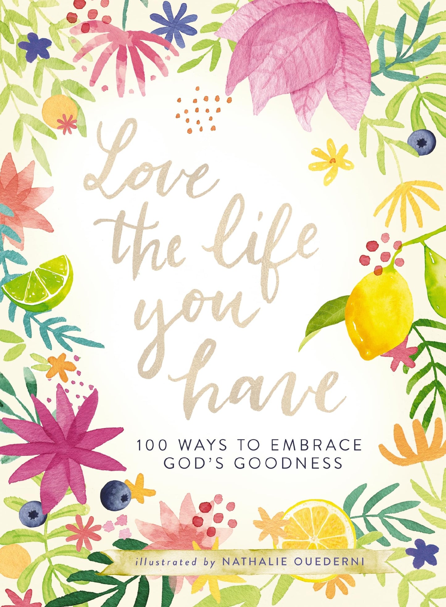 Love the Life You Have: 100 Ways to Embrace God’s Goodness (A 100-Day Devotional with Inspirational Readings, Poems, and Scriptures) – The Perfect Christian Valentine's Day Gift for Her The Happy Book Stack