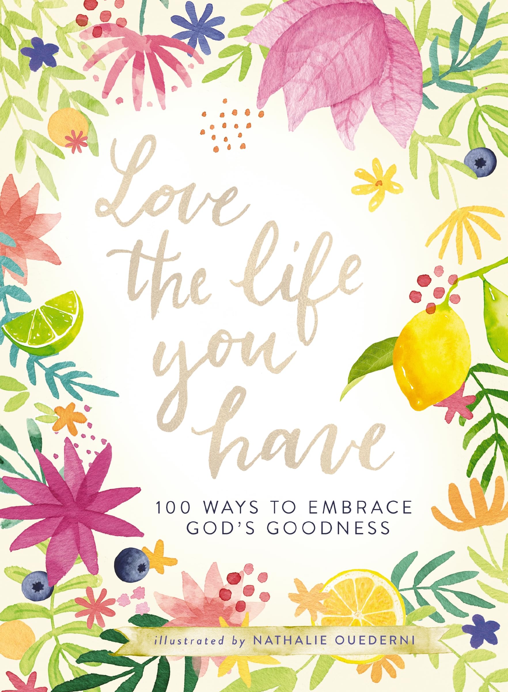 Love the Life You Have: 100 Ways to Embrace God’s Goodness (A 100-Day Devotional with Inspirational Readings, Poems, and Scriptures) – The Perfect Christian Valentine's Day Gift for Her The Happy Book Stack