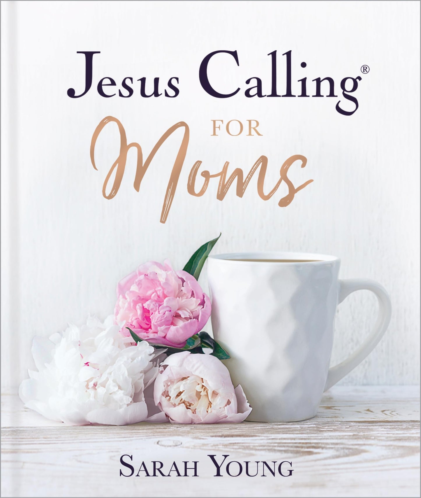 Jesus Calling for Moms, Padded Hardcover, with Full Scriptures: Devotions for Strength, Comfort, and Encouragement (A 50-Day Devotional) The Happy Book Stack