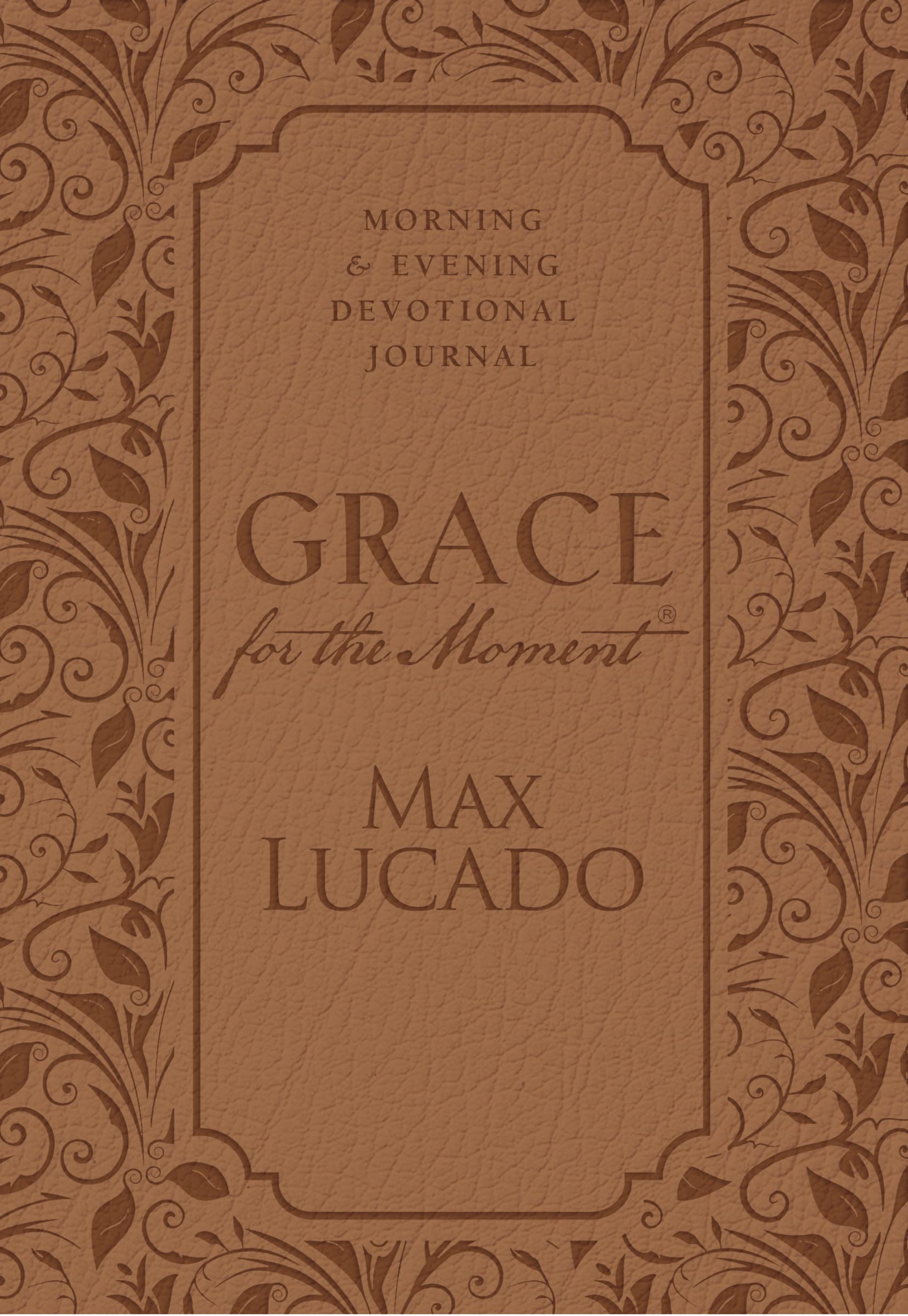 Grace for the Moment: Morning and Evening Devotional Journal, Hardcover: Inspirational Thoughts for Each Day of the Year (A 365-Day Devotional) The Happy Book Stack