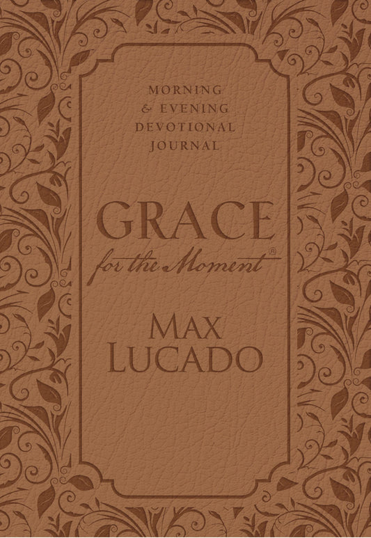 Grace for the Moment: Morning and Evening Devotional Journal, Hardcover: Inspirational Thoughts for Each Day of the Year (A 365-Day Devotional) The Happy Book Stack